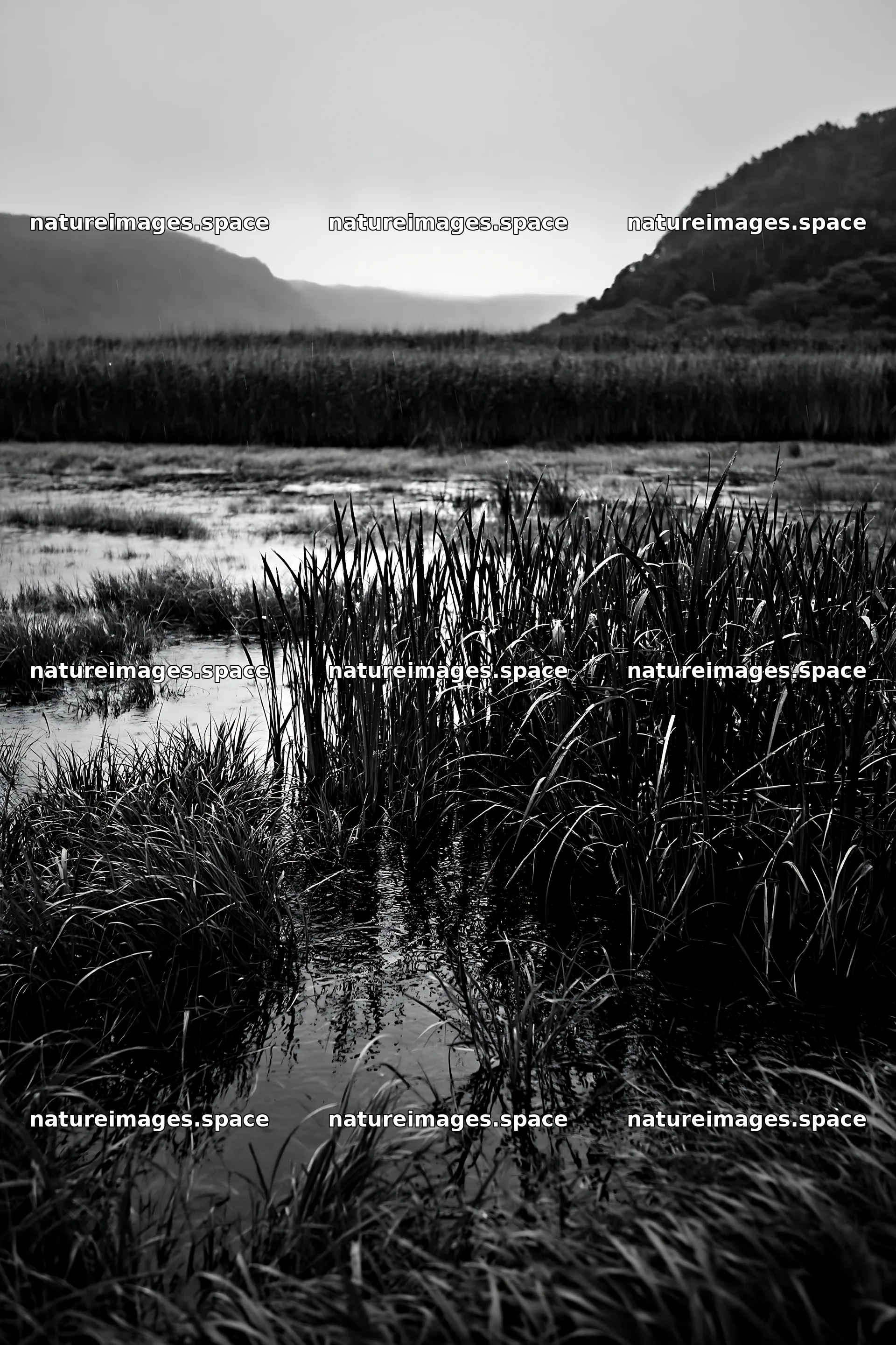 Shiga wetland meadow climate adaptation reeds in a natural setting – nature images 6480x9722