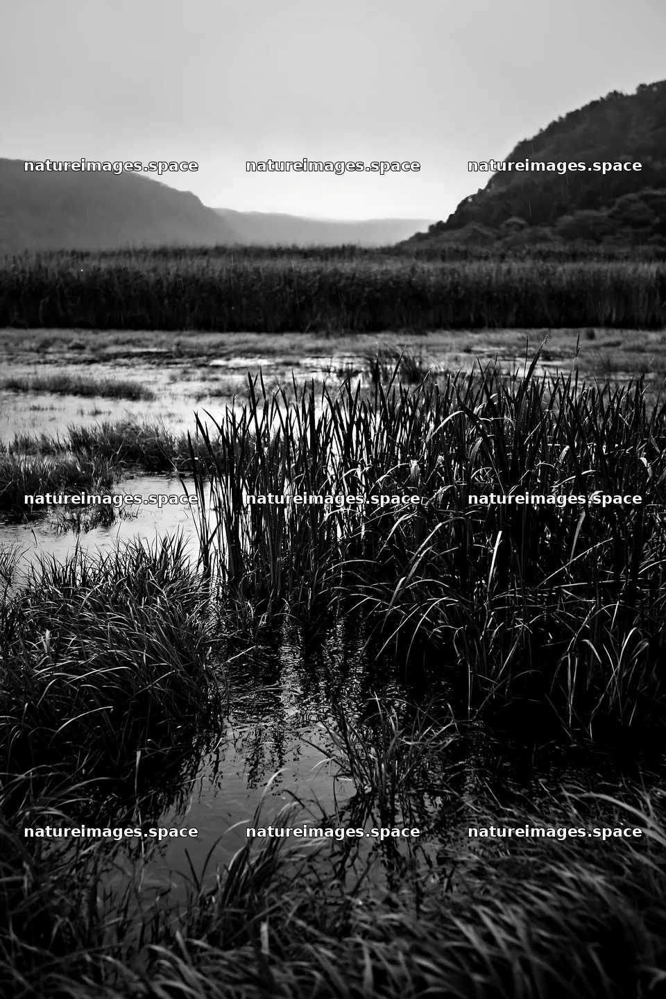 Shiga wetland meadow climate adaptation reeds in a natural setting – nature images 6480x9722