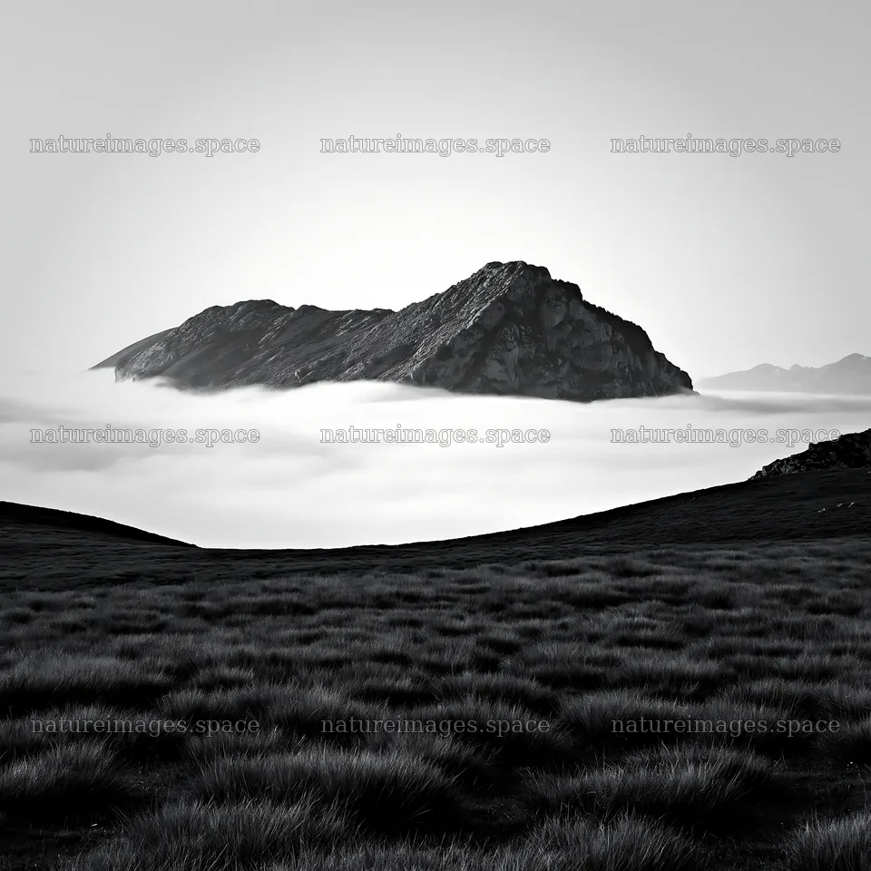 Sunrays shining over Picos de Europa mountain meadow – nature images 7938x7938