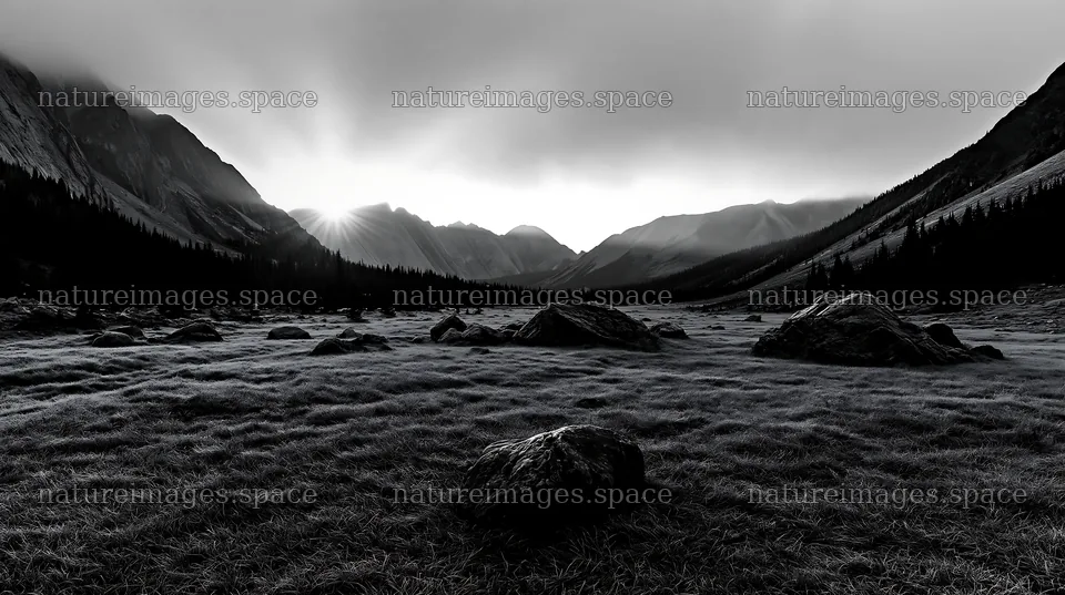 Sunshine meadows banff light rays breaking through clouds – nature images 10608x5938