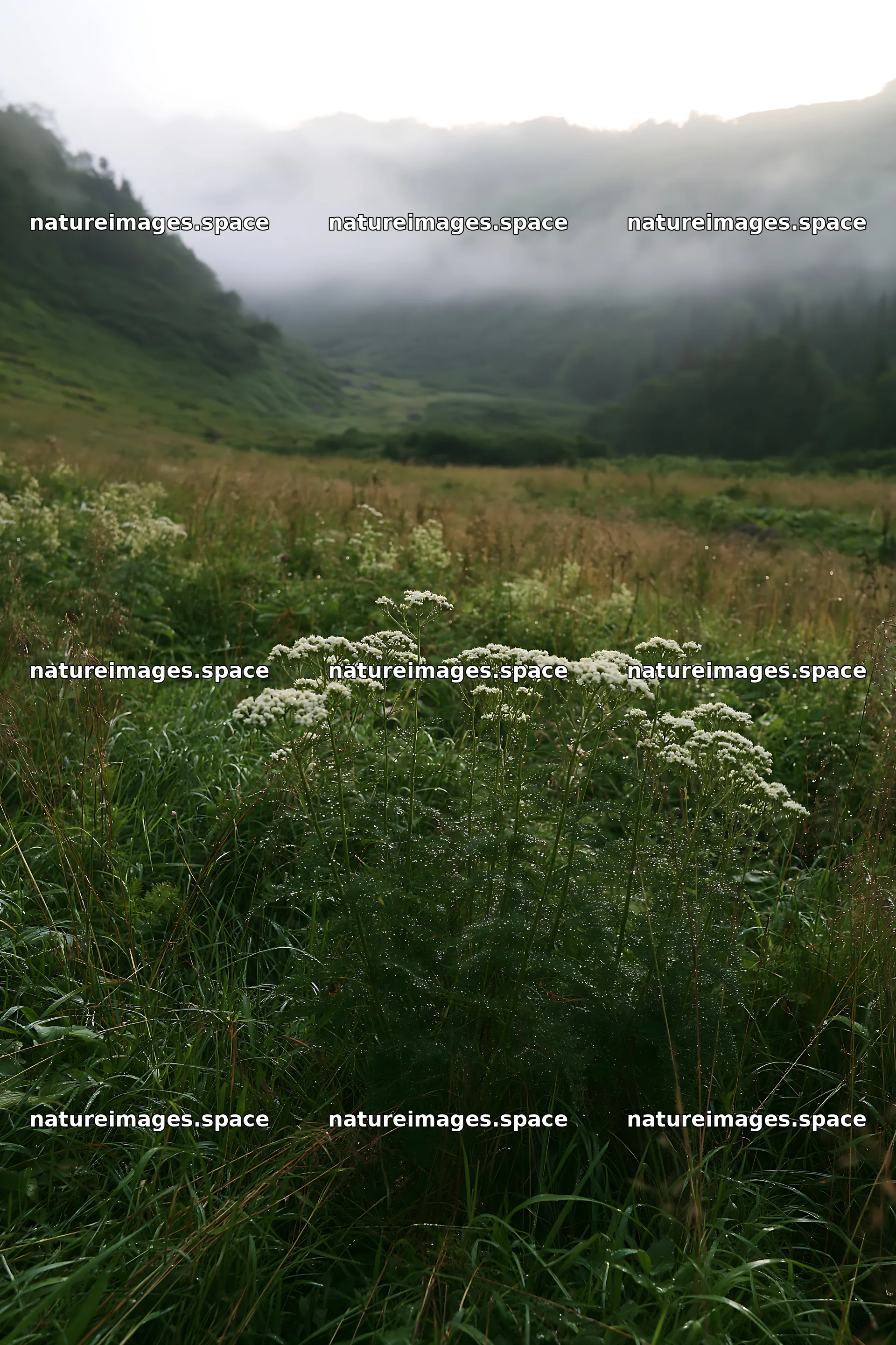 Aomori climate resilient meadow with boulder – nature images 6480x9722